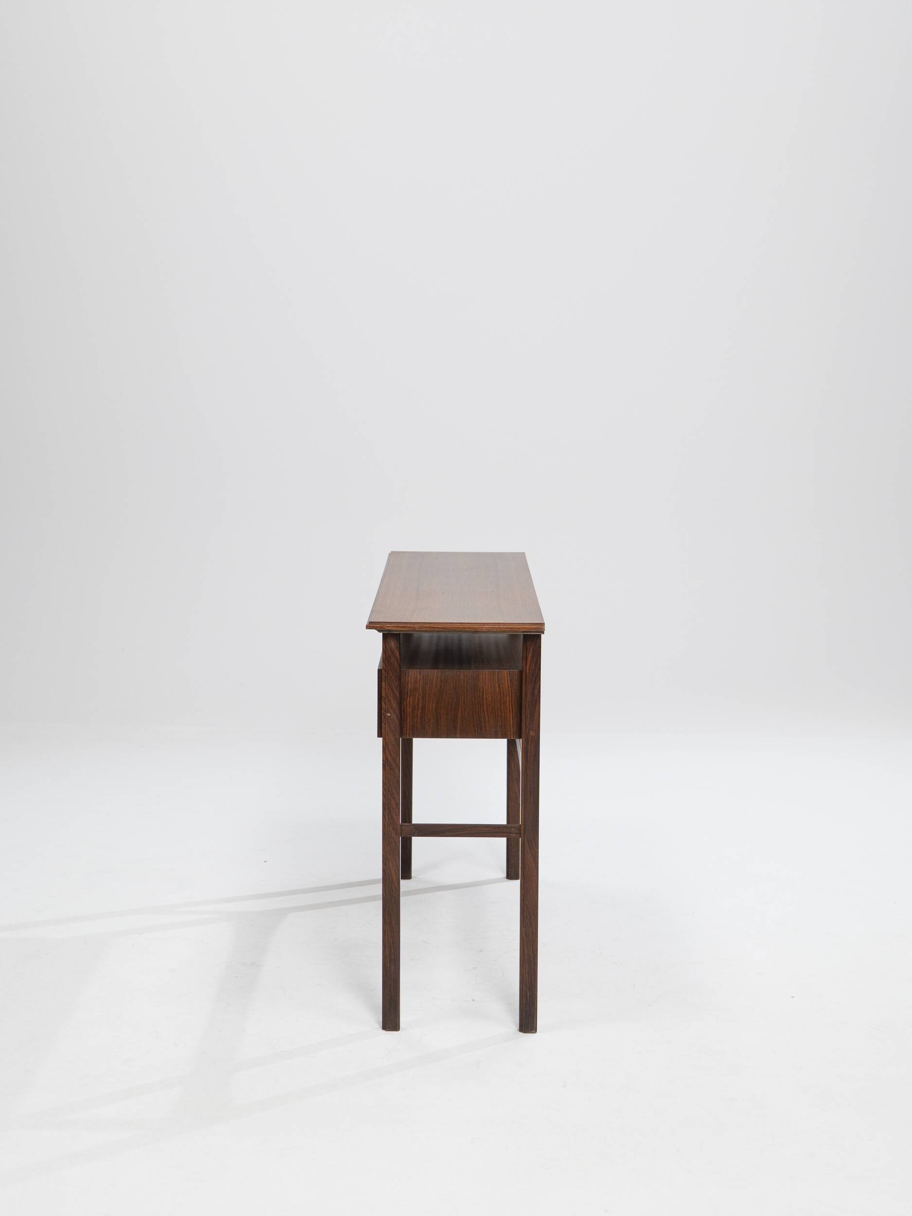 Palisander Scandinavian two-drawer Console, Denmark, 1960s