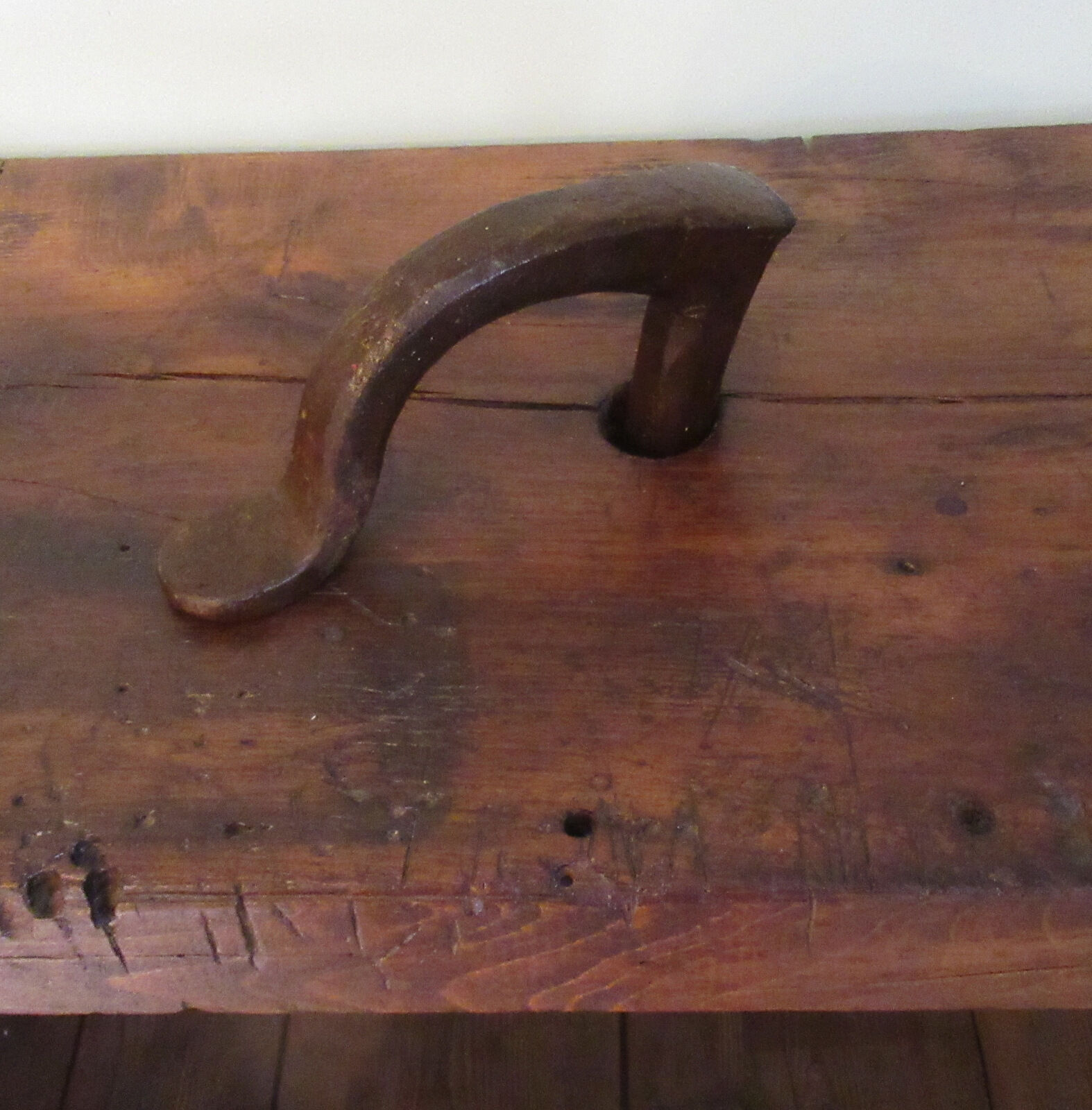 Workbench in oak, beech top