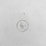 Antique fine earthenware plate "Pont de la Concorde" Creil, early 19th century