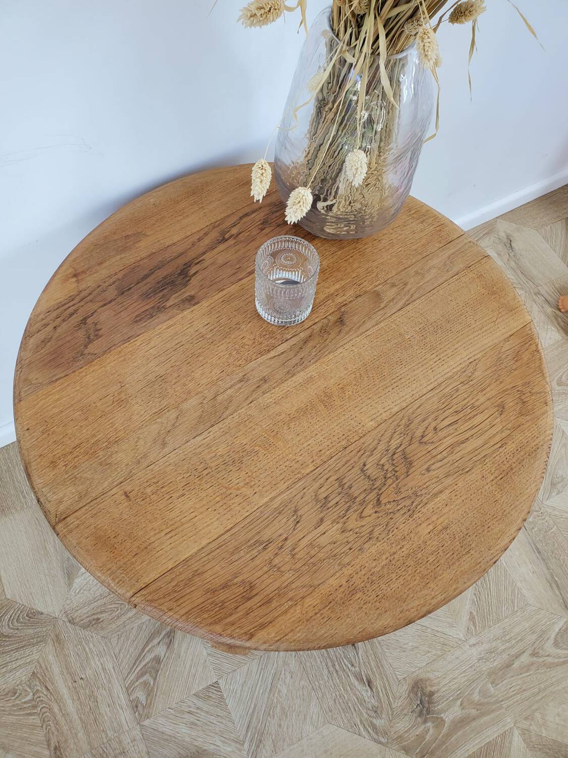 Table en bois ronde