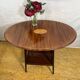 Antique Edwardian Mahogany Oval Drop Leaf Side Table (Circa 1900–1930)