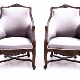 Armchairs, France, circa 1890.