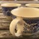 Old Villeroy and Boch "Burgenland" tea cups