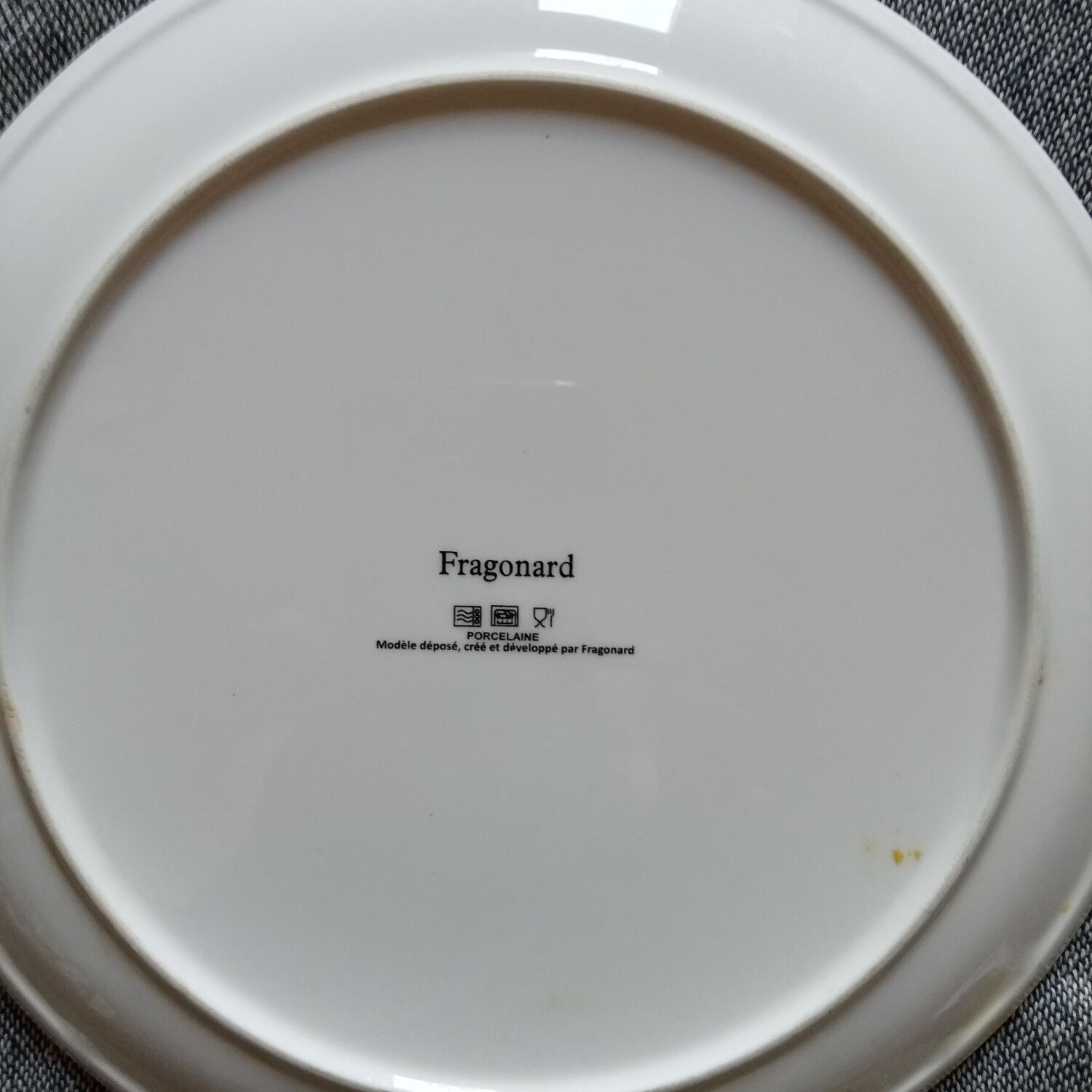 3 assiettes Fragonard