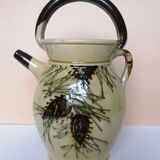 Vallauris gargoulette jug signed Aegitna