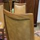 Set of 4 G-Plan chairs in teak and faux leather from the 1970s.