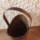 Braided wicker umbrella holder 60/70s