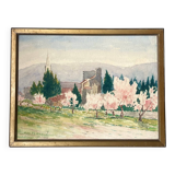 Original watercolor by Ray Perraud, 1933.