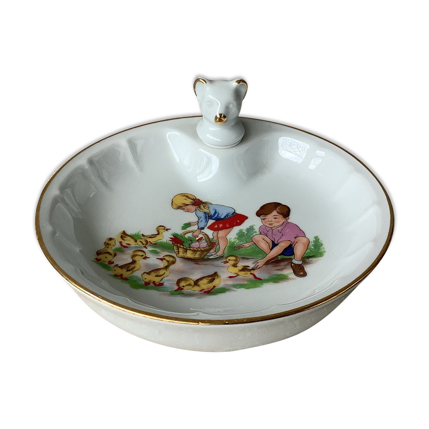Assiette Pour Bebe Chauffante En Porcelaine De Limoges Selency