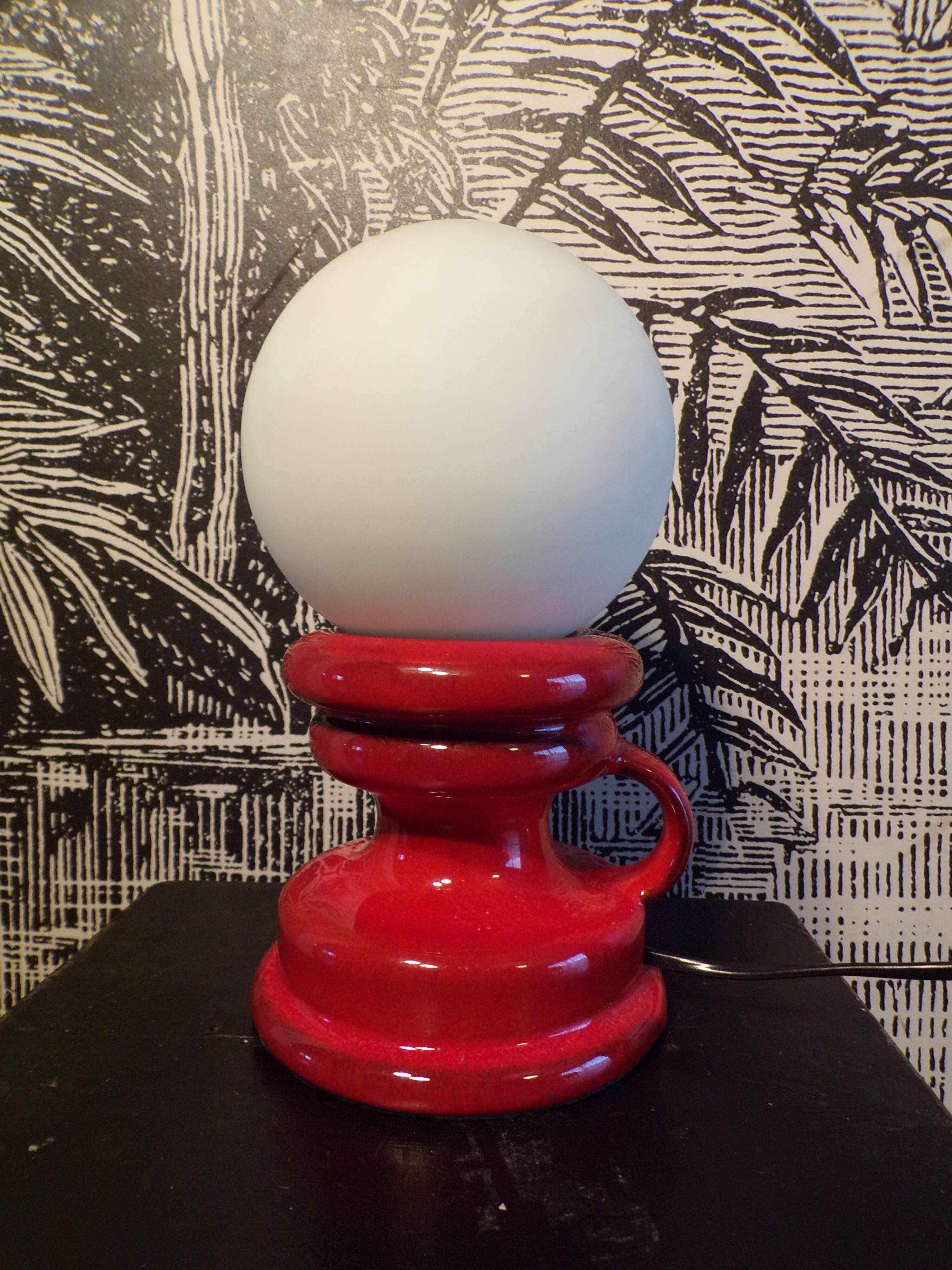 Lampe céramique vintage