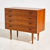 Restored teak dresser by kai kristiansen for feldballes møbler