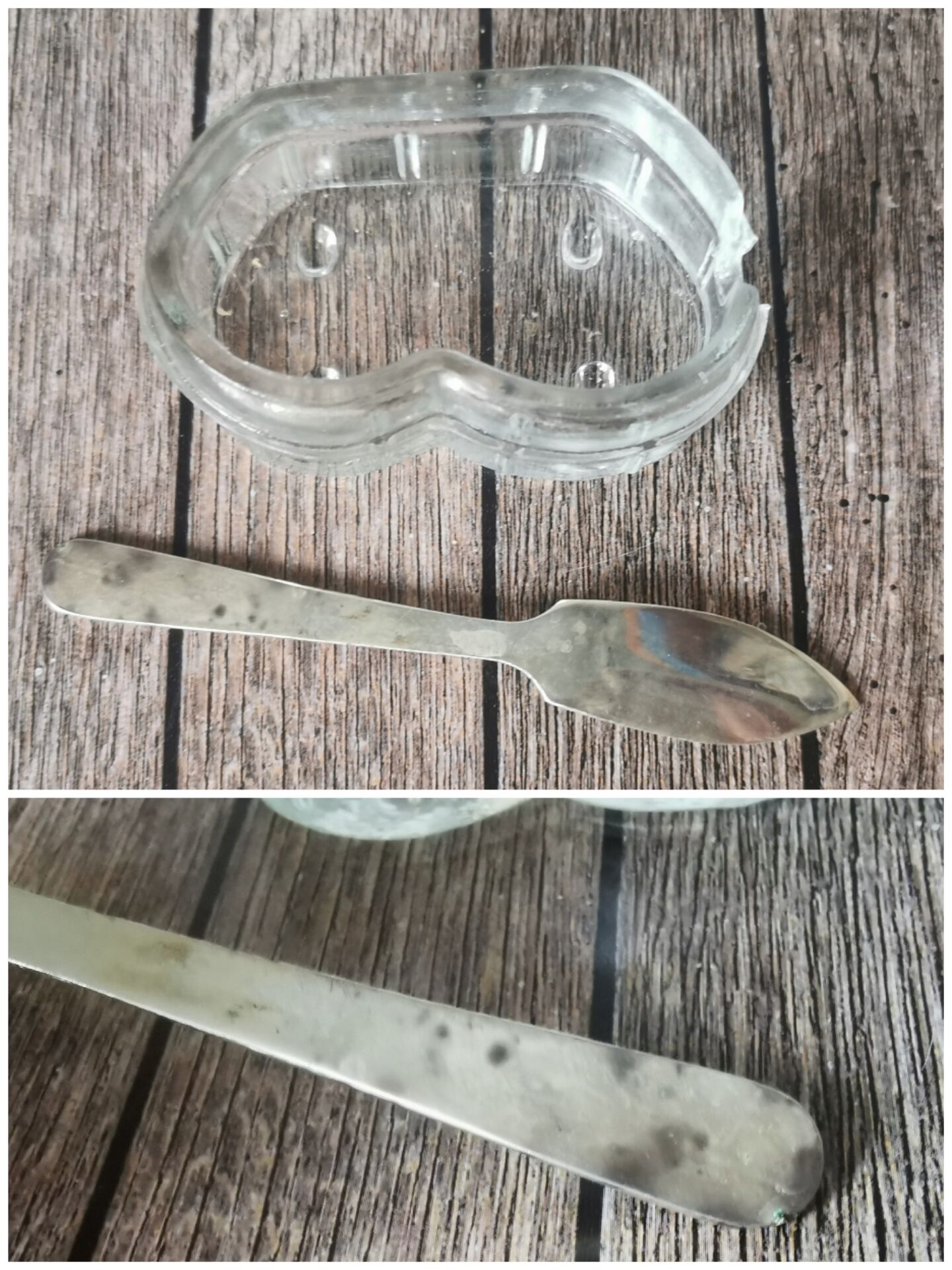 Metal snail butter dish
