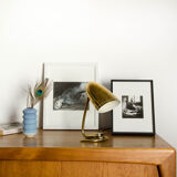 Brass lamp, with switch cover. circa 1950 - France