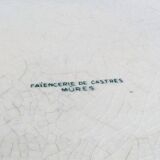 Toilet basin Faïencerie de Castres - "Blackberries" decor