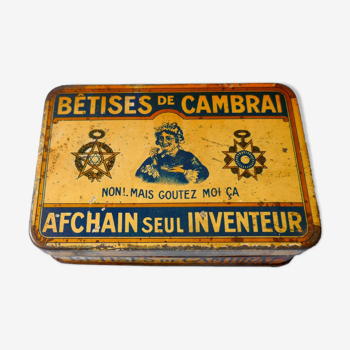 Metal box Bêtises de Cambrai