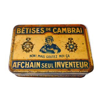 Boite en métal Bêtises de Cambrai