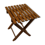Stool folding wooden vintage 60