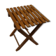 Stool folding wooden vintage 60