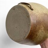 Pied de lampe boule en gres pyrite style La borne Tiffoche Deblander