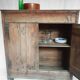 Parisian raw wood buffet