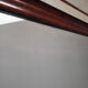 Miroir Louis Philippe H112xL76 laque bordeaux blanc crème