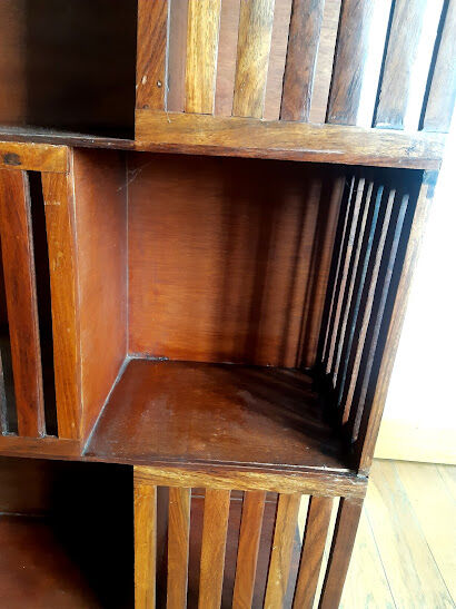 Danish teak revolving library 1960
