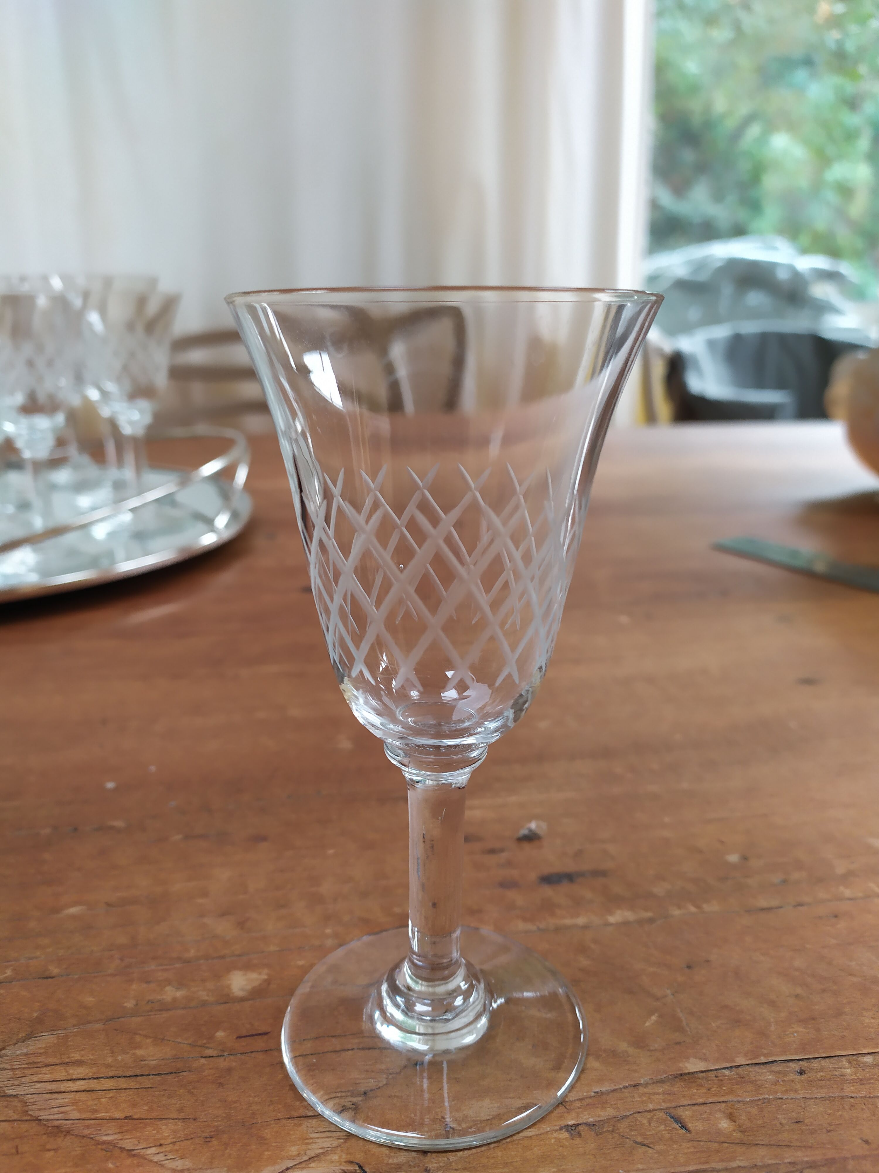 Set of 13 antique glasses