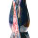 Vase Vallauris forme libre moderniste 1950-60 Bleu rouge