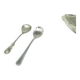 AAR Pair of Tea Spoons, Silver-Plated Brass, Poland, 1960s