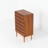 Chest of drawers in teak