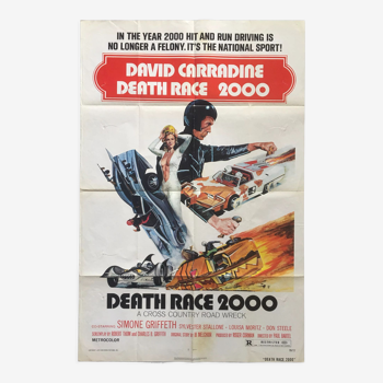 Death Race, affiche originale US 1SH - 1975