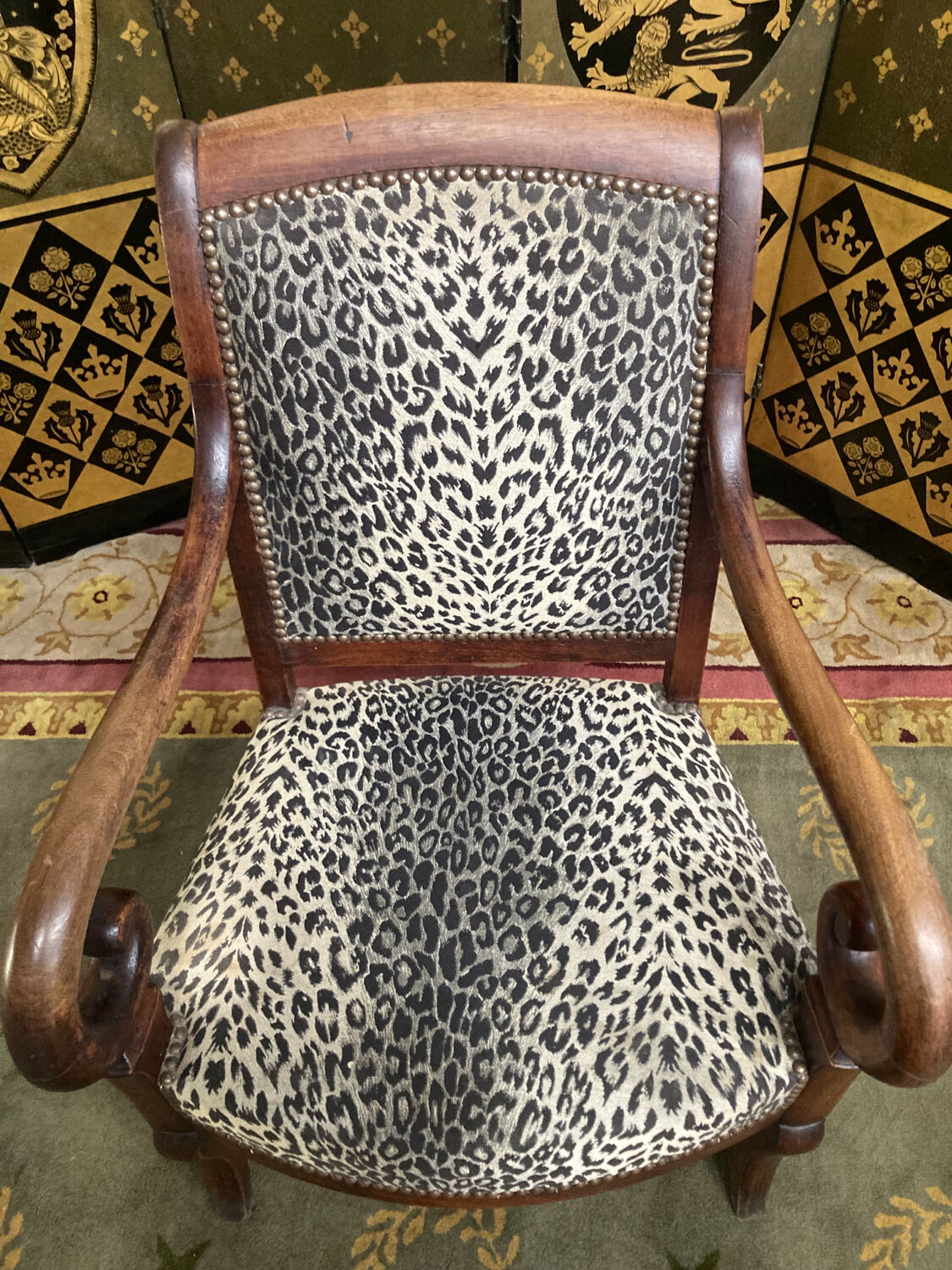 2 armchairs restoration with stock