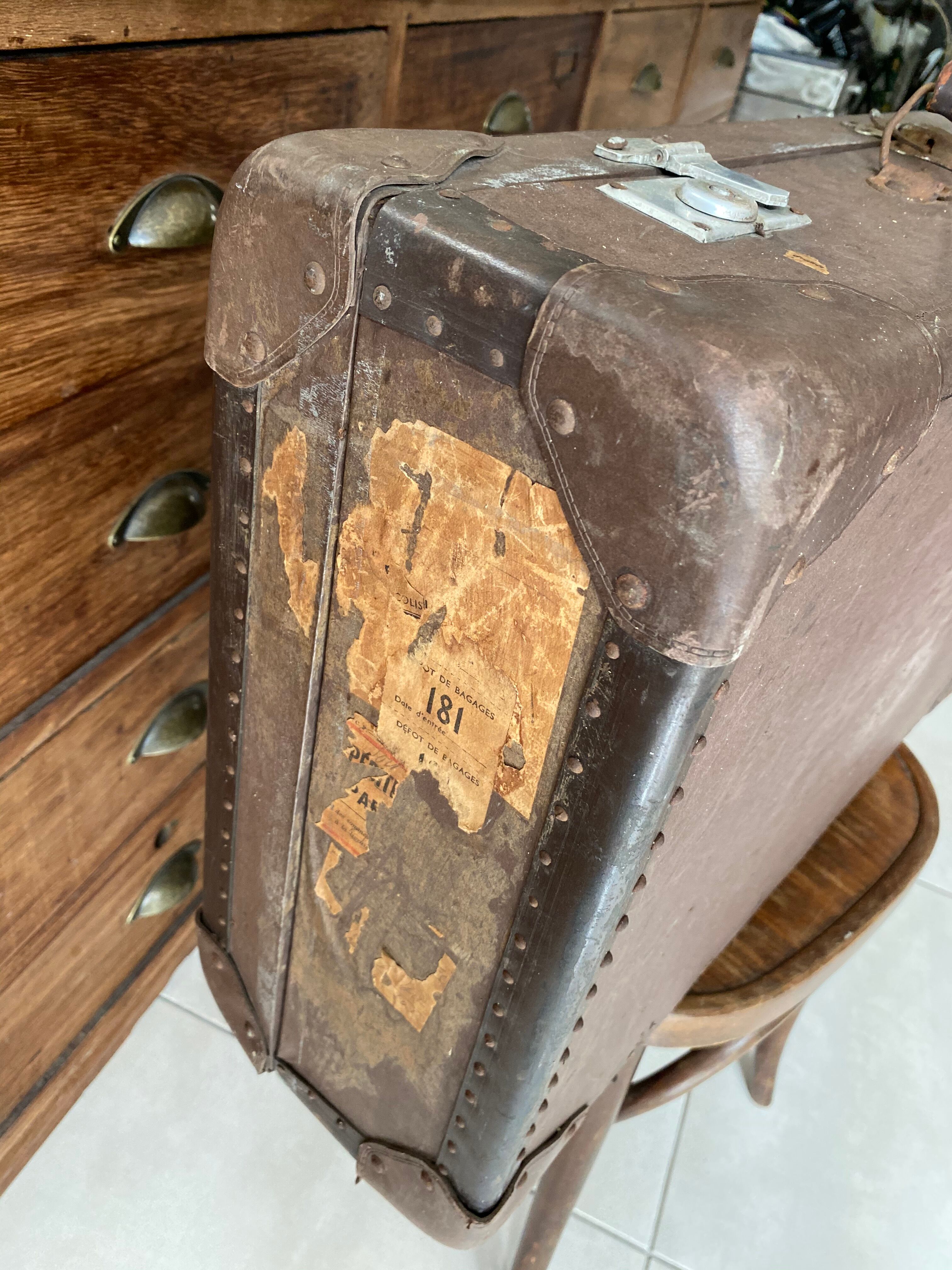 Old vintage suitcase