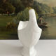 Empire sauce boat with eagle head in antique porcelain
