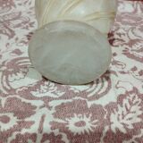 Vintage: small ball vase in natural stone and brass
