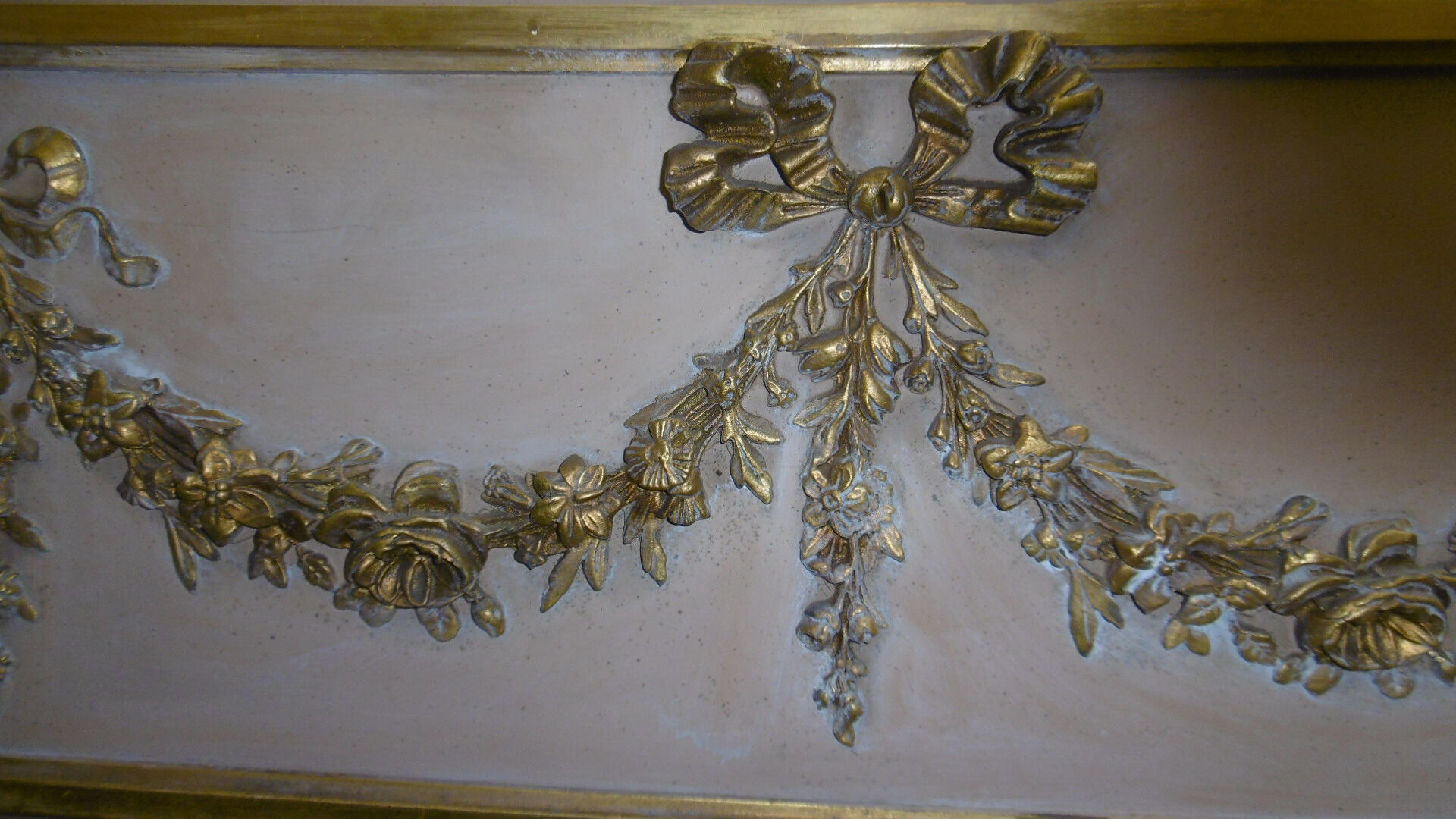 Fireplace mirror Louis XVI style trumeau 103x149cm