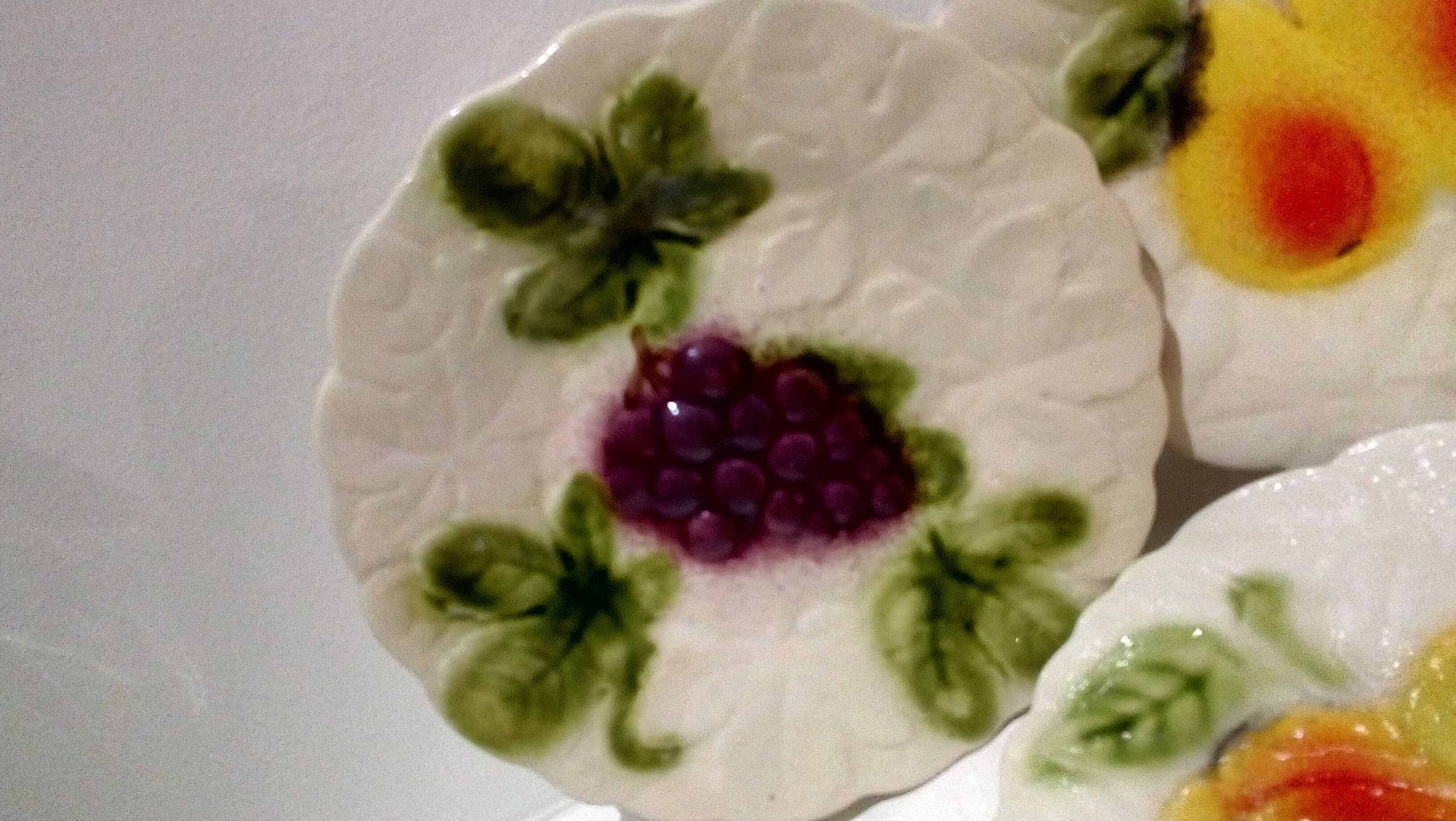 Trio of slurry dessert plates