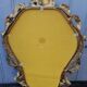 Miroir en resine doré 62 x46 cm