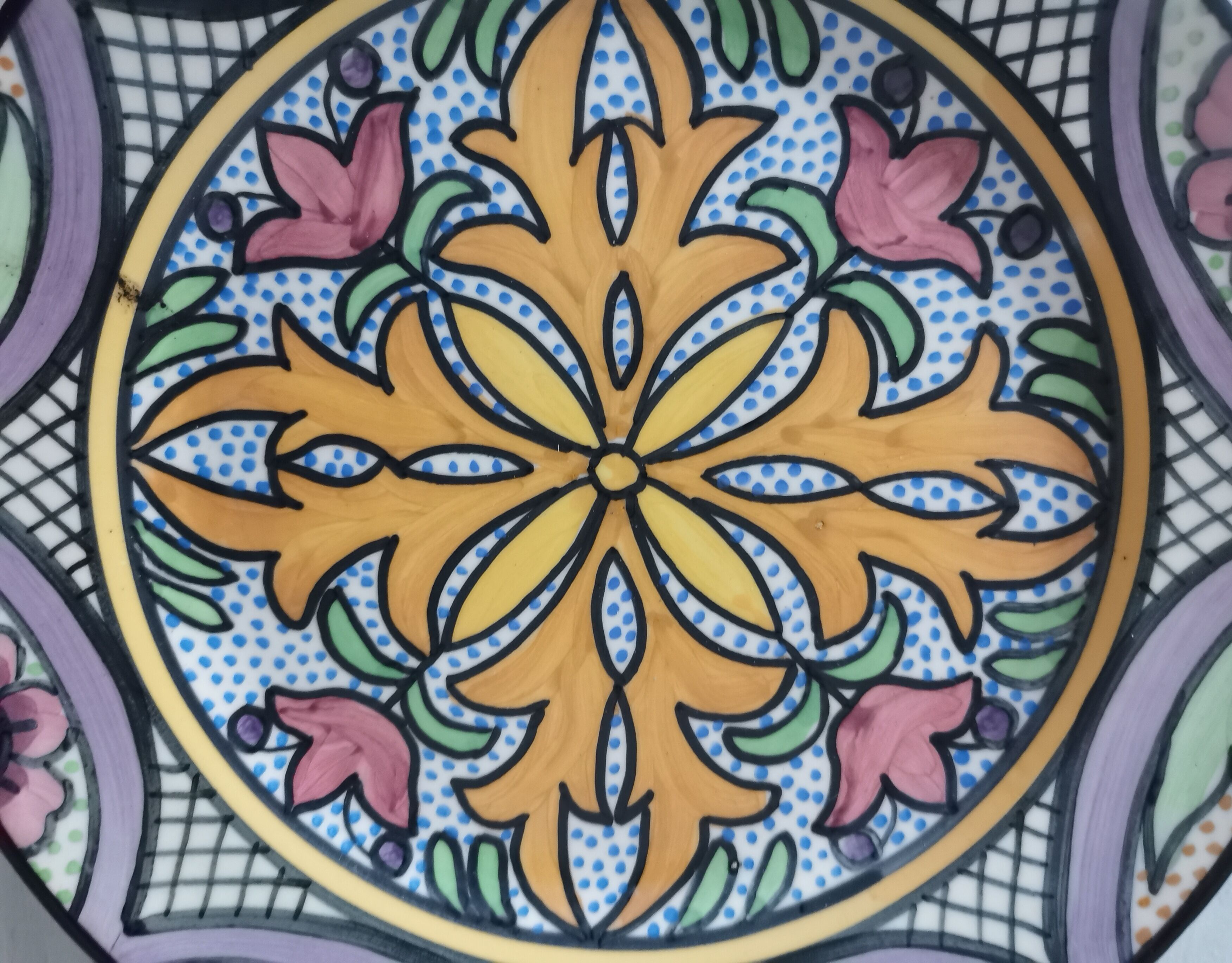 Spanish vintage plate