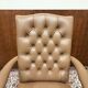 English Chesterfield Office Chair Brown