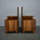 1939s pair of Art Deco bedside tables, Czechoslovakia