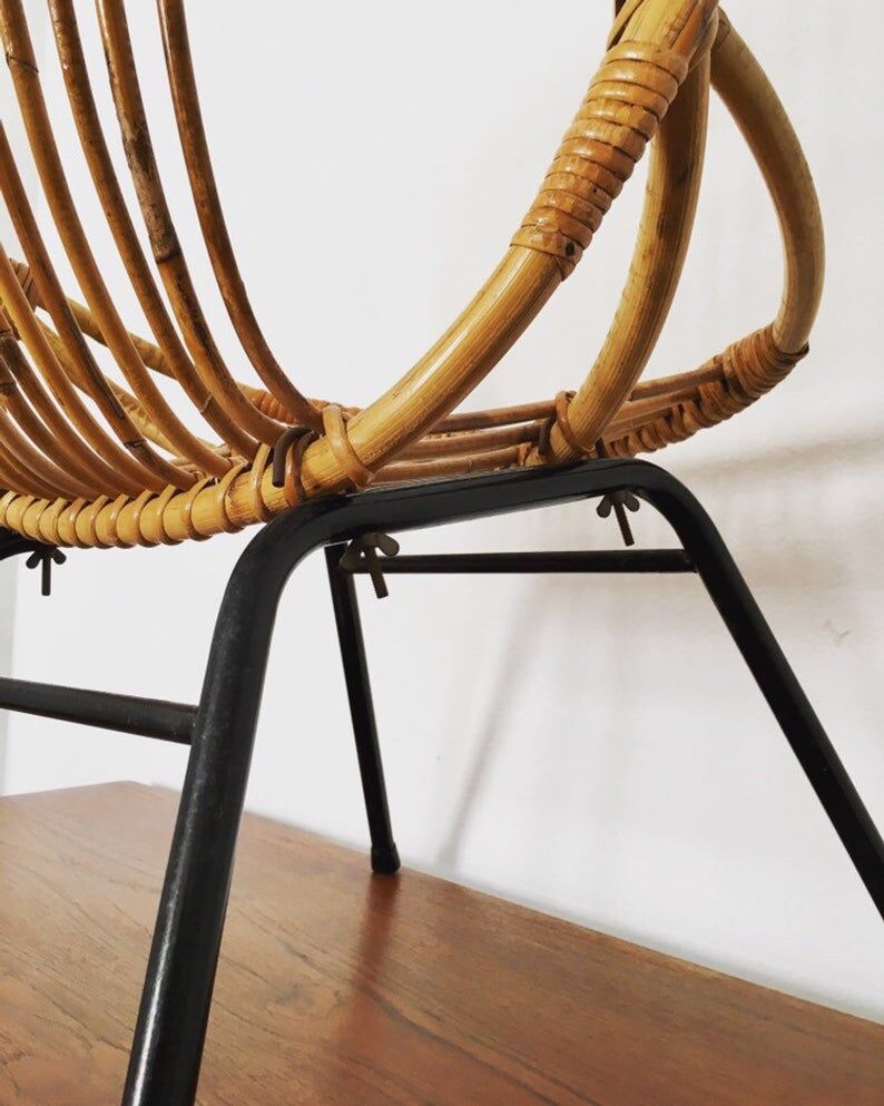 Mid Century Modern Bamboo Armchair Selency