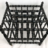 Blackened wood partition holders turned, Napoleon III