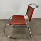 Chaise MR10 Mies Van Der Rohe, cuir, années 80