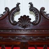 George III Library Thomas Chippendale in Hardwood on Serpentine Chest of Drawers