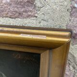 Oil painting on canvas 1850 victor darjou french portrait paint