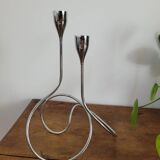 Black Blum 2-light candle holder