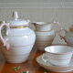 Fine porcelain tea set