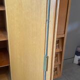 Vintage wicker high sideboard