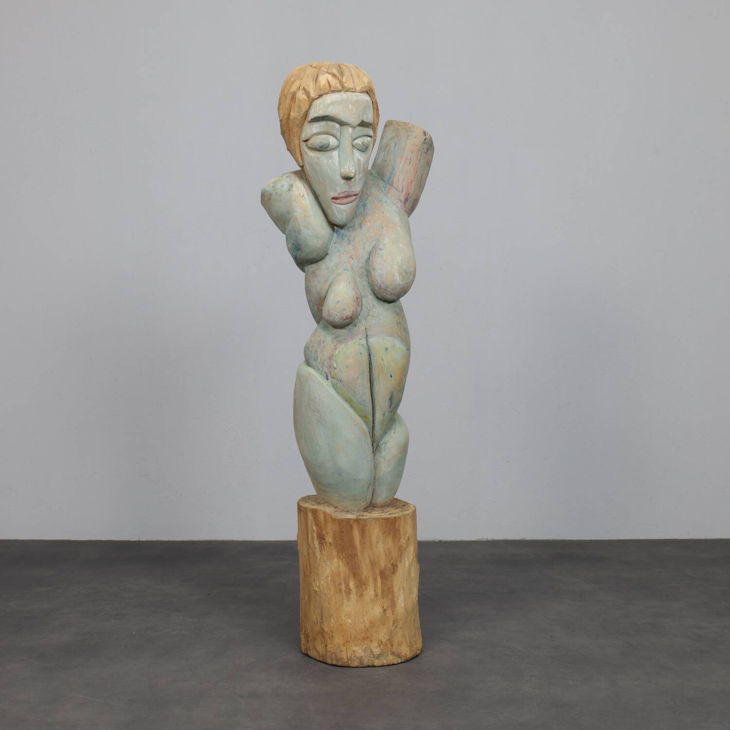 Carved wood sculpture by Tom de Munk-Kerkmeer, Australia, 1990s